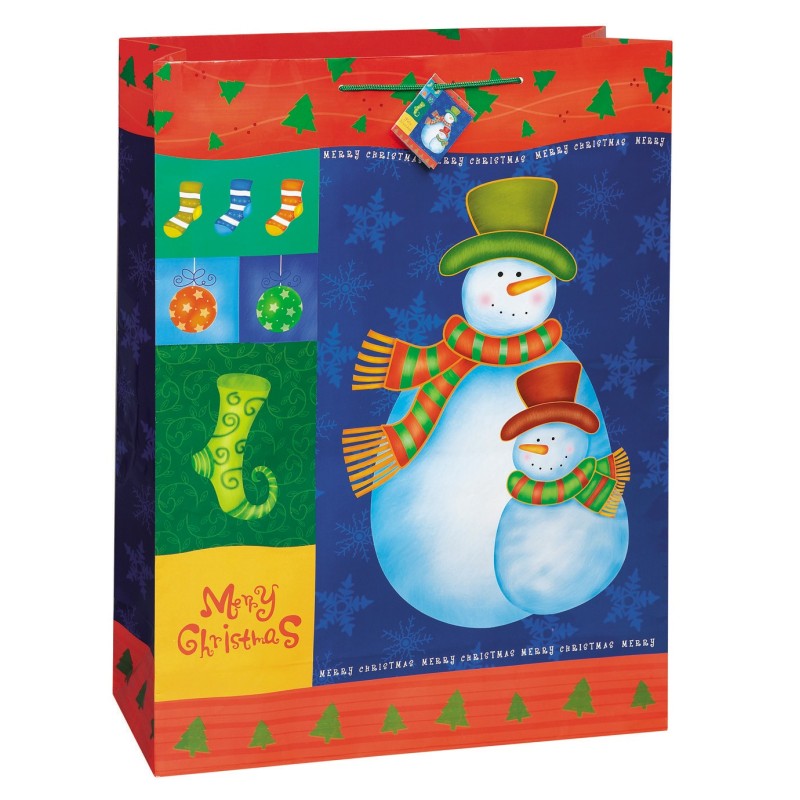 Christmas Glee gift bag -Santa