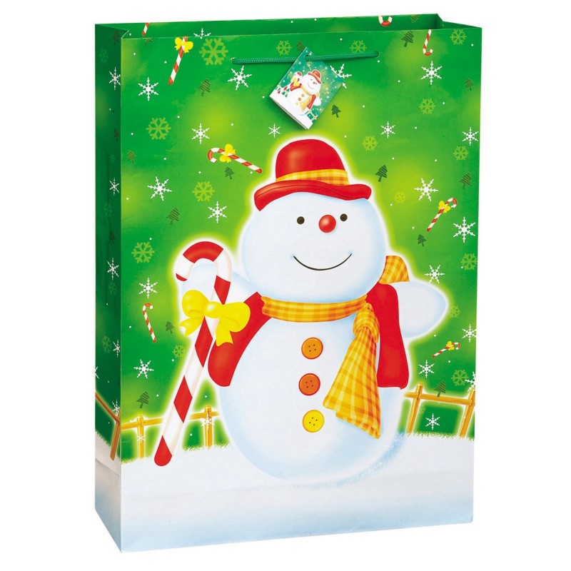 Christmas Glee gift bag -Snowman