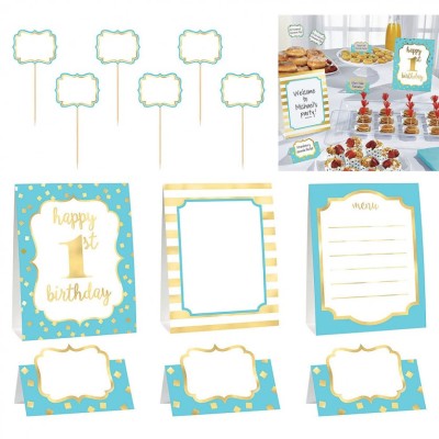 Buffet decoration set - First birthday party
