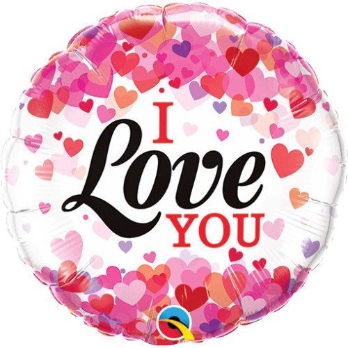 I love you -  mini foil balloon
