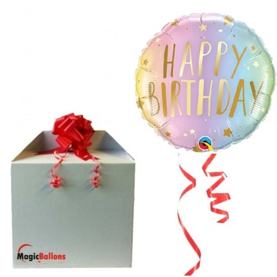 Happy Birthday ombre - Folienballon