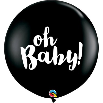 Große bedruckte Ballon - oh Baby!