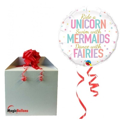 Unicorn/Mermaids/Fairies - Folienballon