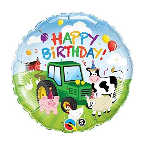 Birthday Barnyard - foil balloon