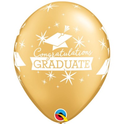 Lateks baloni 28 cm - Congratulations Graduate