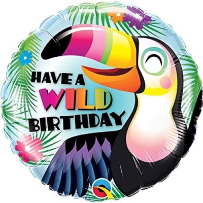 Have a Wild Birthday - foil balloon
