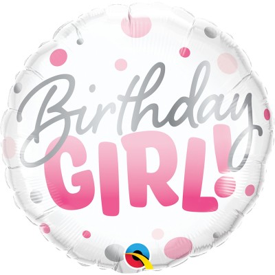 Birthday Girl - foil balloon