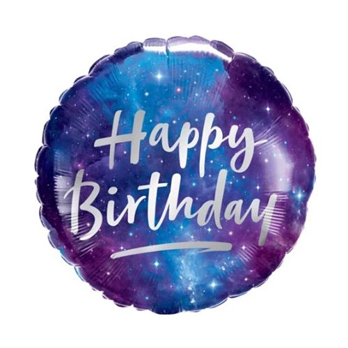 Happy Birthday Galaksija - folija balon