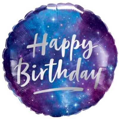 Happy Birthday Galaxy - Folienballon