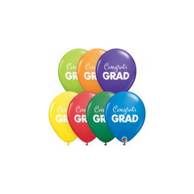 Congrats Grad - latex balloons