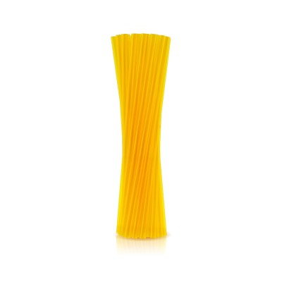 ECO Drinking Straws, transparent yellow 250 pcs