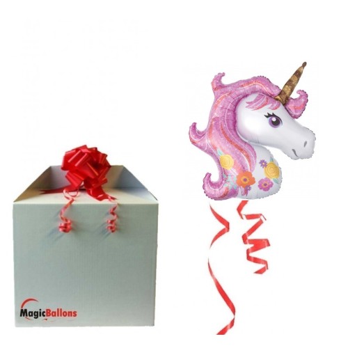 Unicorn - foil balloon in paket