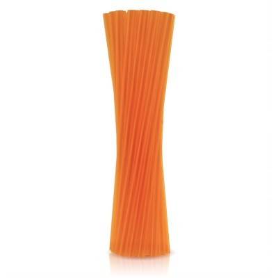 ECO Drinking Straws, transparent orange