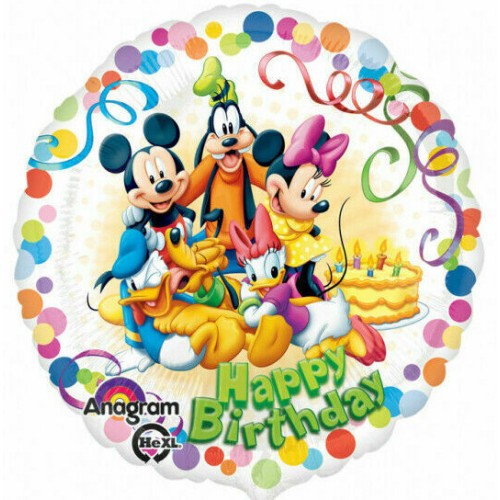 Mickey&Friends Happy Birthday - foil balloon