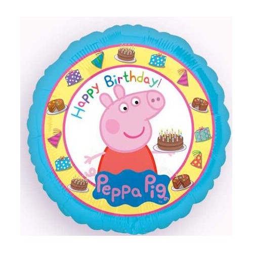 Peppa Pig "Happy Birthday" - foil balloon