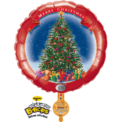 Christmas tree with Recorder - foil balloon