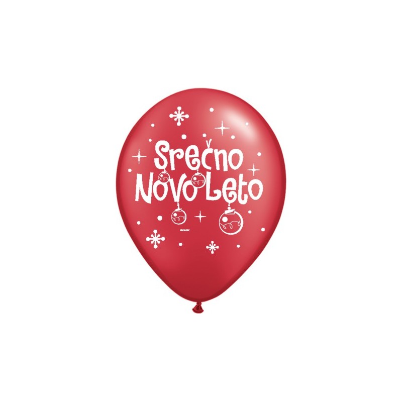 Ballon Serčno Novo Leto - P. RRed