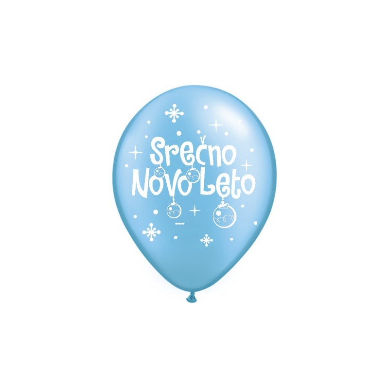 Ballon Serčno Novo Leto - P. Azure