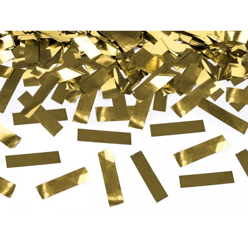 Strelec konfetov 80 cm - metalik zlati
