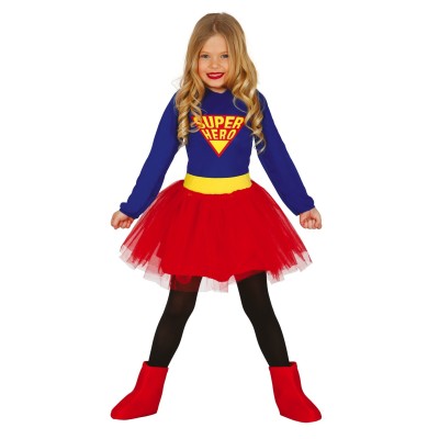 Superhero dekliški kostum