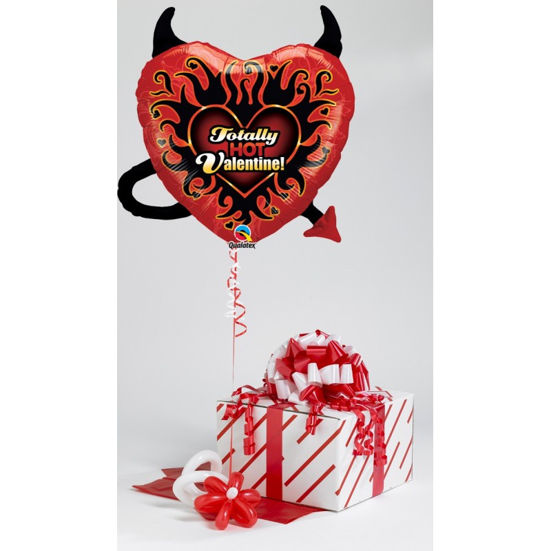 Happy Valentine's Heart & Arrow- helium balloon