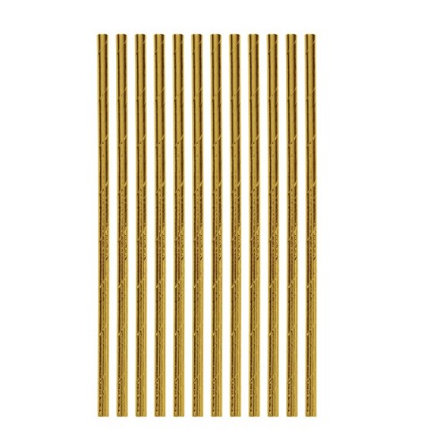 Gold straws