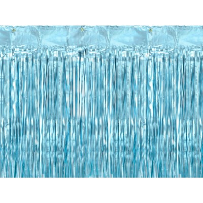 Folija zavesa - svetlo modra