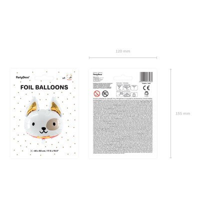 Dog - foil balloon in a package