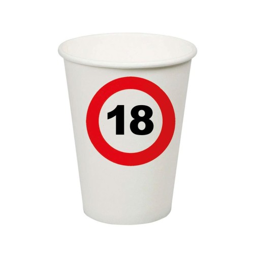 Traffic sign 18 cups