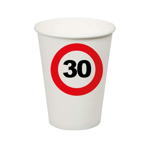 Traffic sign 30 cups