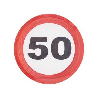 Prometni znak 50 krožniki 23 cm