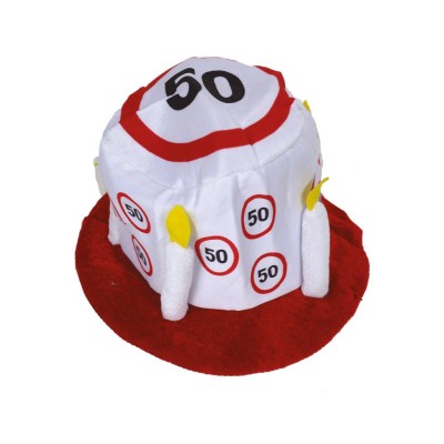 Traffic sign 50 hat