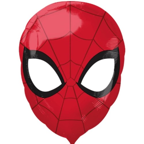 Spiderman face - foil balloon