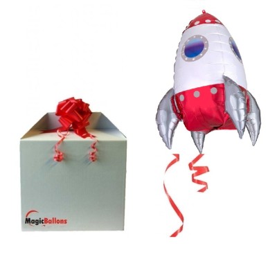 Rocket - foil balloon in a package