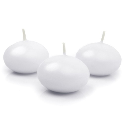 Floating candle - white