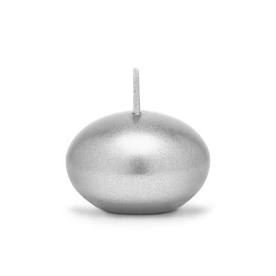 Floating candle - silver
