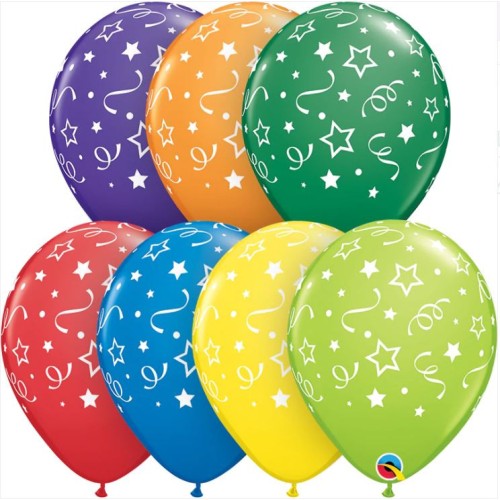 Balloon Stars, Dots, Confetti