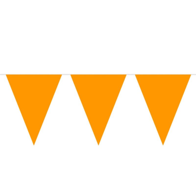 Orange Wimpelkette