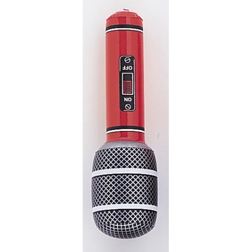 Napajajoč mini mikrofon-rdeč