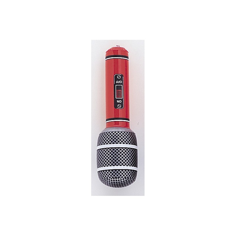 Aufblasbare Mini-Mikrofon-rot