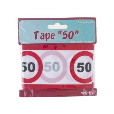 Traffic sign 50 - tape