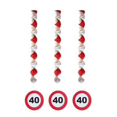 Verkehrszeichen 40 - Spiralen Dekoration