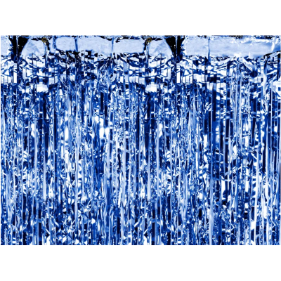 Folien Vorhang - Blau