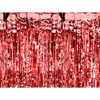 Shimmer curtains - Red