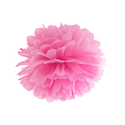 Puff Pom lampion - Pink