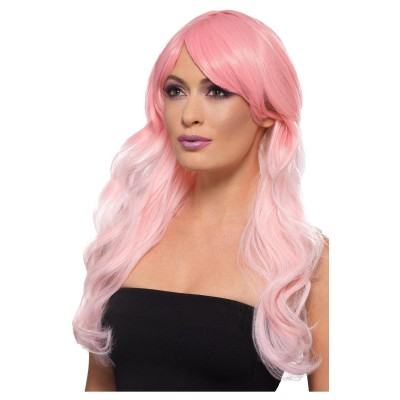 Pink long wig