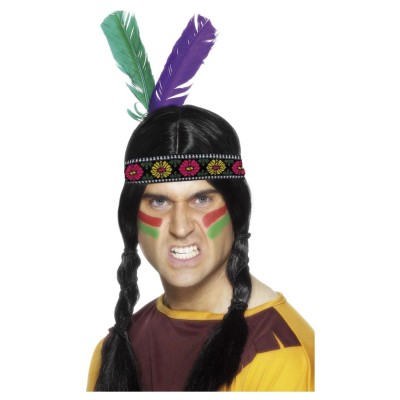 Indianer inspiriertes gefiedertes Stirnband