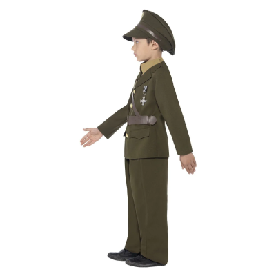 Vojaški častnik otroški kostum