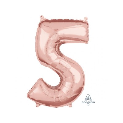 Number 5 - rose gold