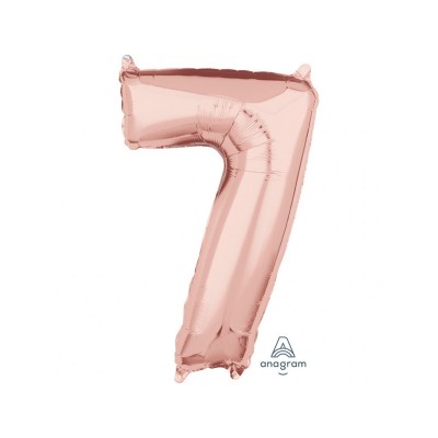 Number 7 - rose gold